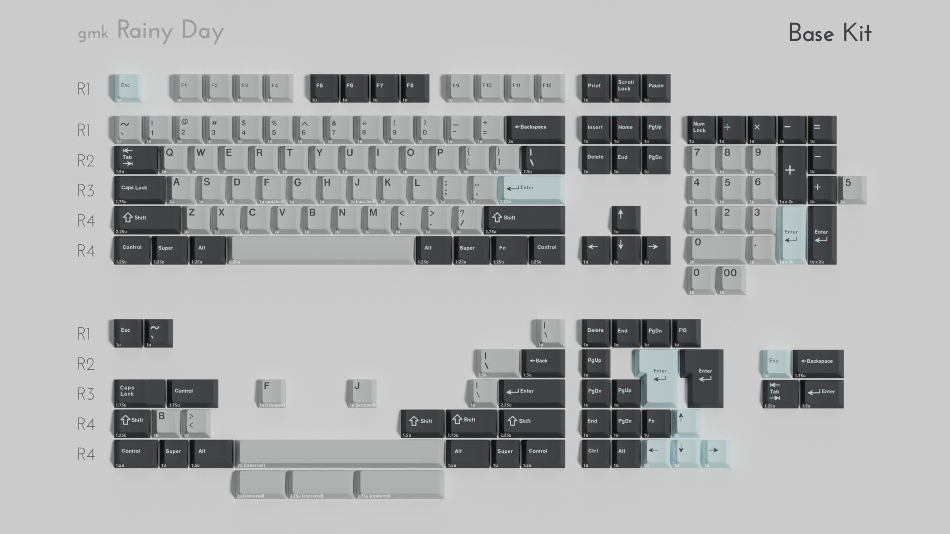 GMK CYL Rainy Day R2 - Base Kit