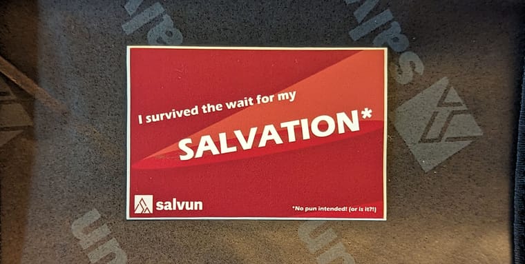 Salvation by Wilba + Salvun - Sticker