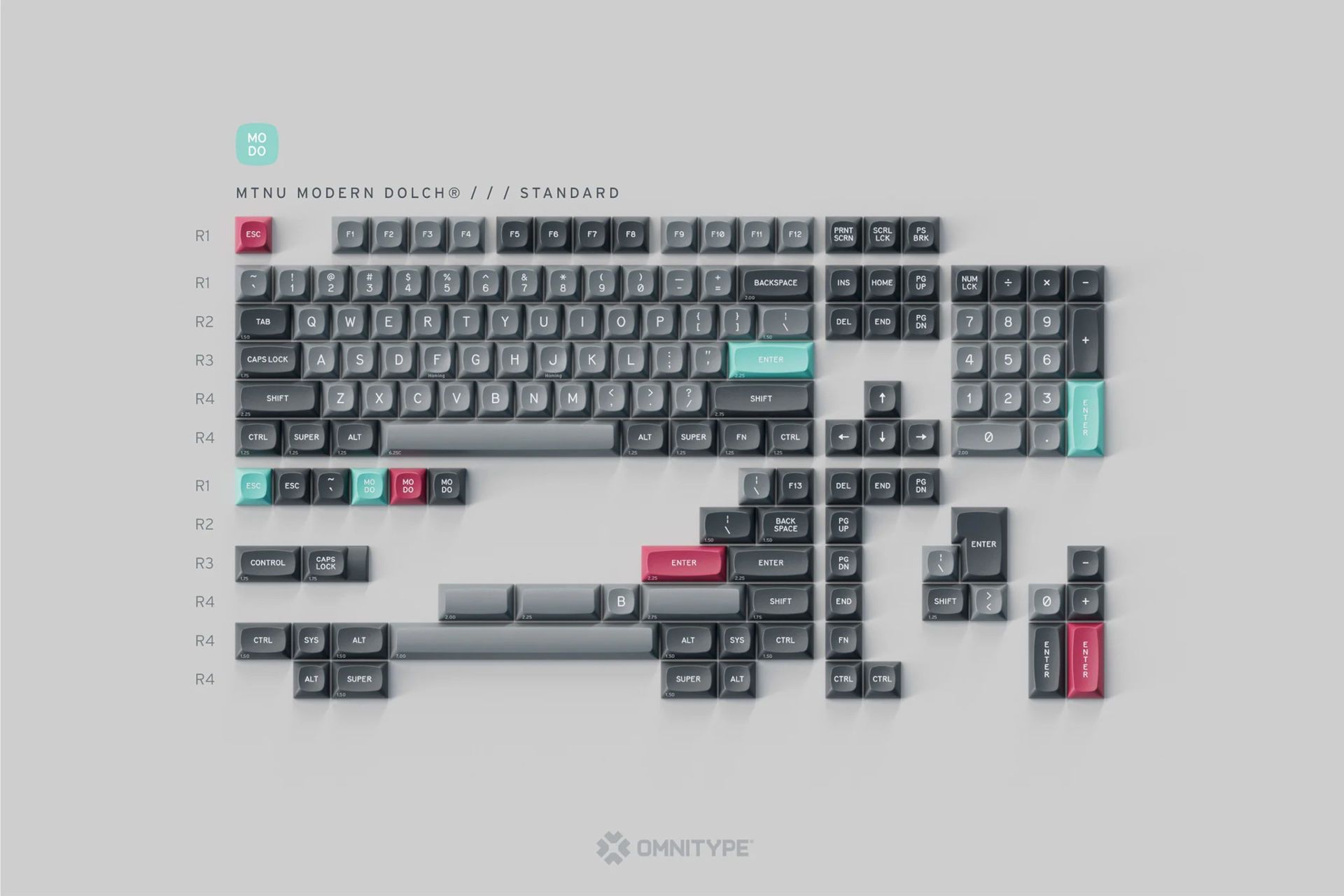 GMK MTNU Modo Standard Base Kit