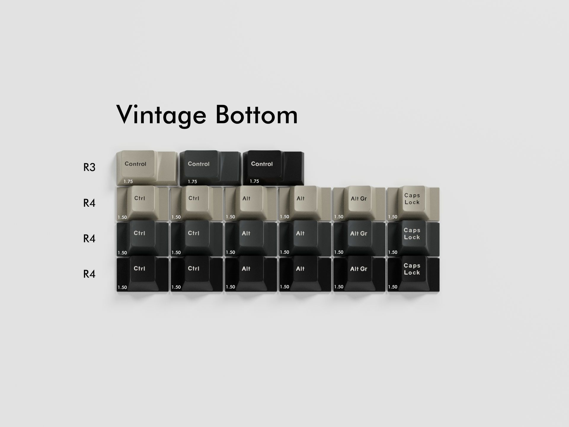 GMK CYL Vintage Bottom