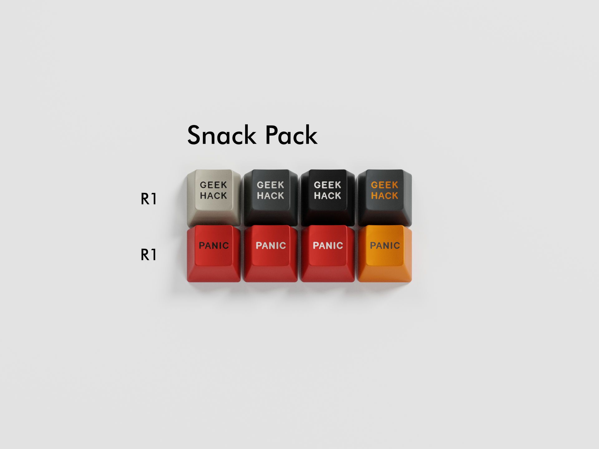 GMK CYL Vintage Keys - Snack Pack